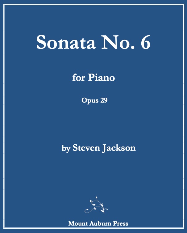 cover image for SONATA No. 6, Opus 29