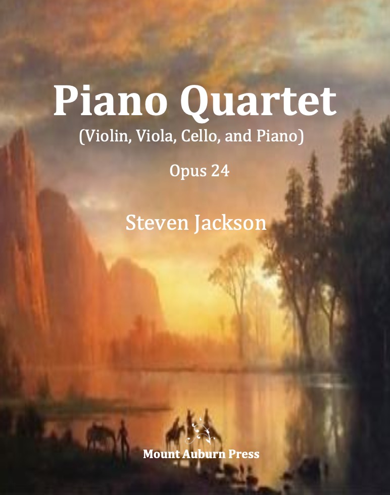 cover image for PIANO QUARTET, Op. 24