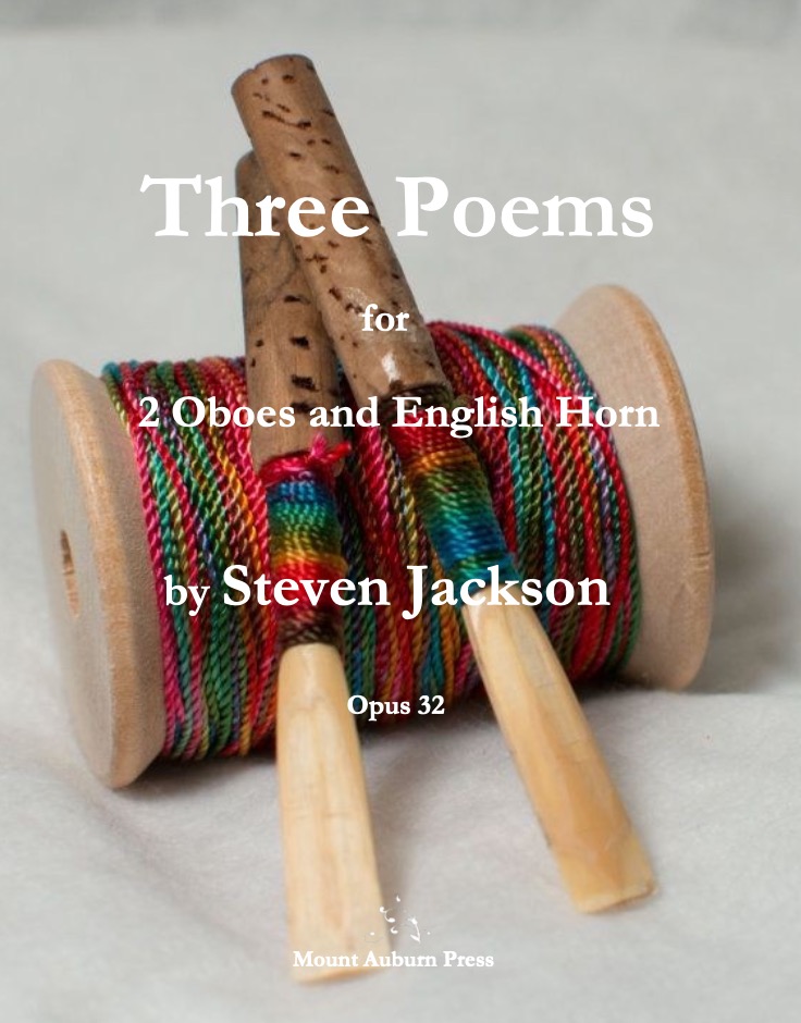cover image for THREE POEMS, Opus 32