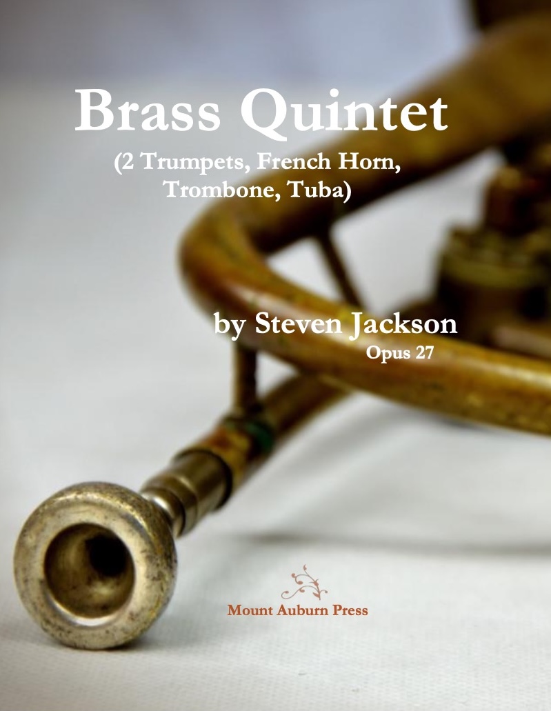 cover image for Brass Quintet, Opus 27