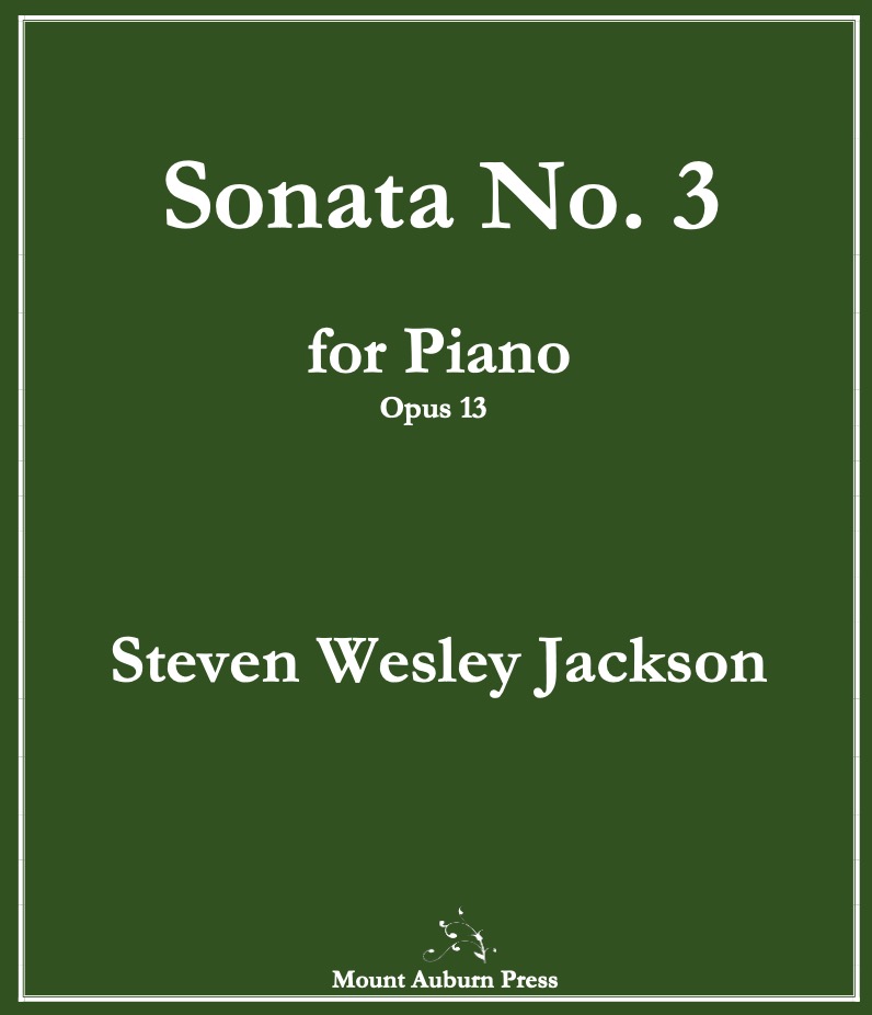 cover image for SONATA No. 3, Op. 13